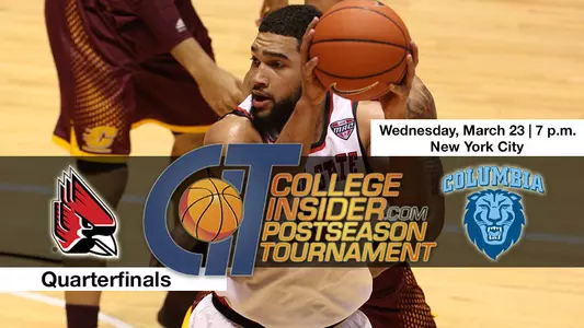 Men?s Hoops Plays at Columbia for Spot in CIT Semis