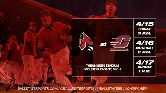 Baseball Hits The Road For Series at Central Michigan