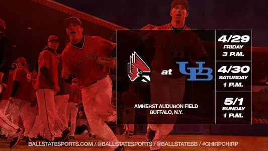 Ball State Heads to Buffalo For Three-Game Series