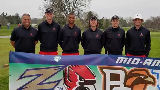 Men?s Golf Climbs to Seventh, Watts Named All-MAC