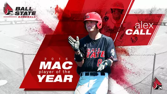 Alex Call Honored as MAC Baseball Player of the Year