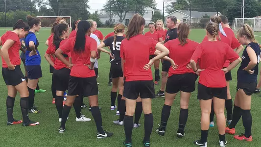 Soccer Team Back to Business as Practice Opens