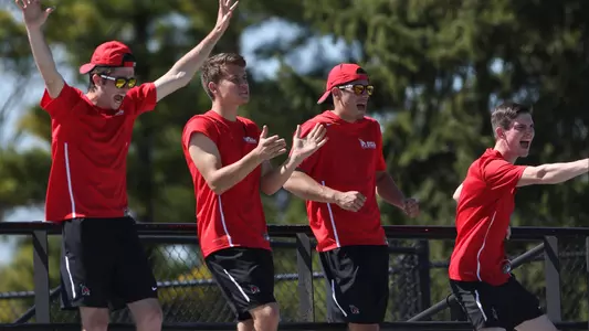 Mens Tennis Celebrates