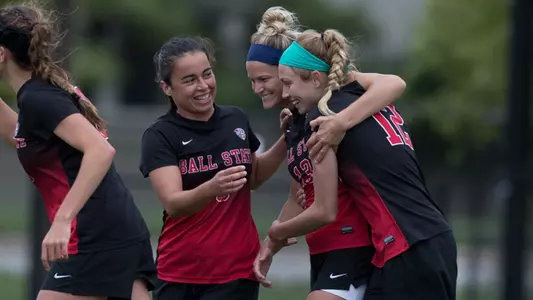 Soccer Team Celebration