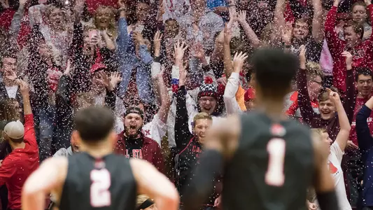 Worthen Arena Basketball Crowd, Confetti
