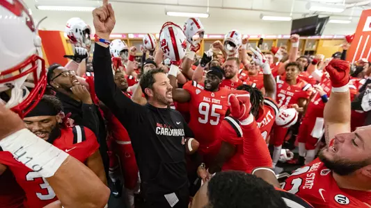 Football Team Locker Room Celebration - 10/19/19