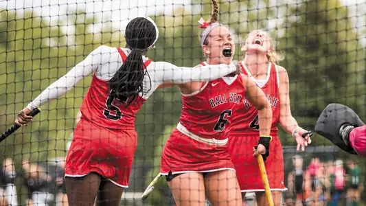 Field Hockey Team Celebration
