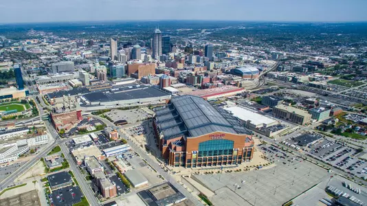 Lucas Oil Stadium Ball State IU