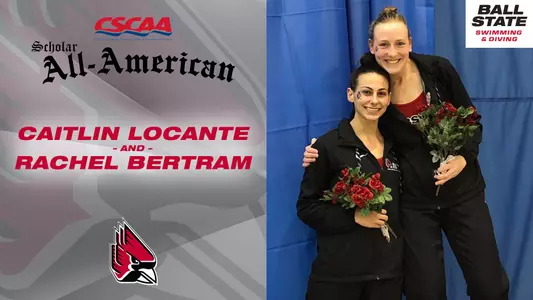 2020 CSCAA Scholar All-Americans - Locante and Bertram