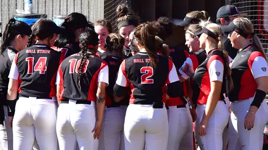 2020 Softball Team Huddle
