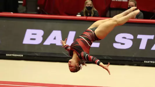 Megan Teter floor Ball State