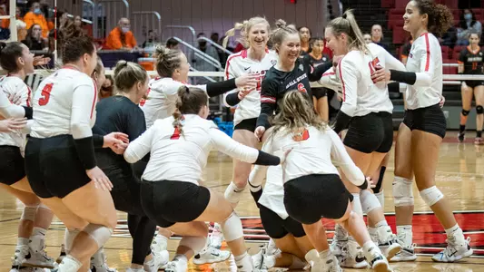 Women's Volleyball Championship Dogpile