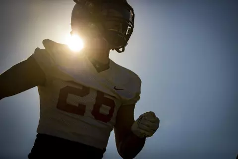 Ball State practices at Alabama State in preparation for the 2021 Camellia Bowl