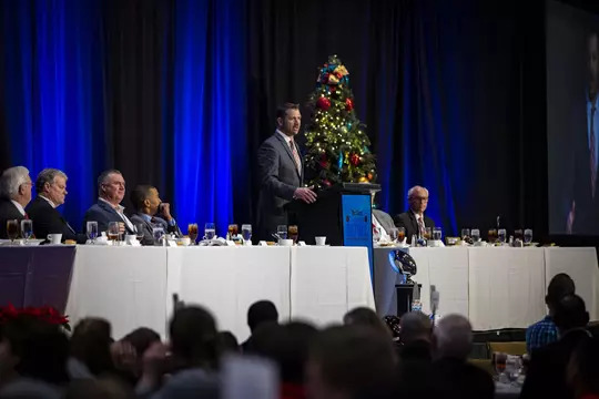 Mike Neu Alabama Football Legends Luncheon 2021 Camellia Bowl