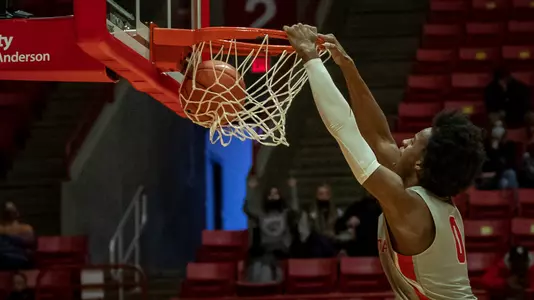 Miryne Thomas Ball State basketball dunks
