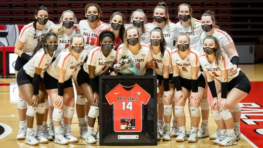 2020-21 Ball State WVB Senior Day