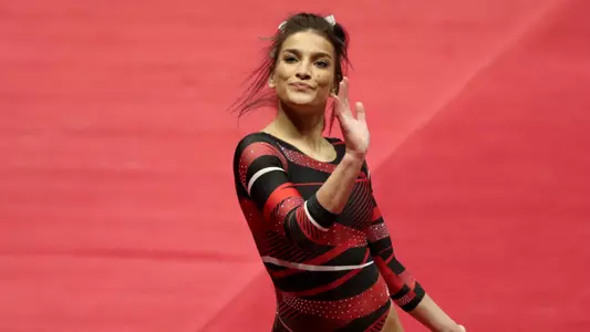 Claudia Goyco Ball State Gymnastics NCAA Floor