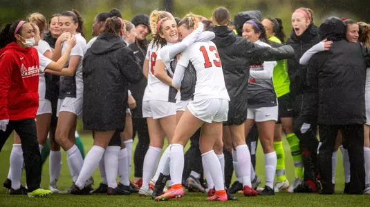 Team Celebration, Soccer vs. Eastern Michigan