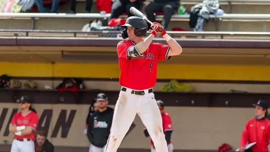 Nick Powell batting for Ball State