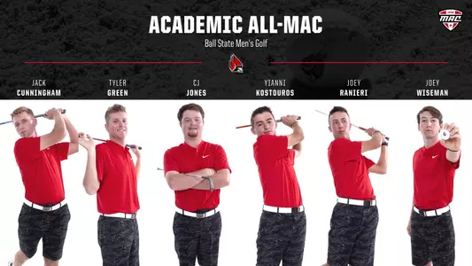 2021 Men's Golf Academic All-MAC