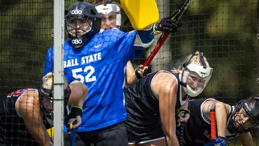Goalie Huddle vs. No. 22 Ohio State
