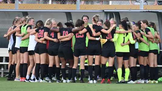 2021 Soccer Team Huddle - Purdue