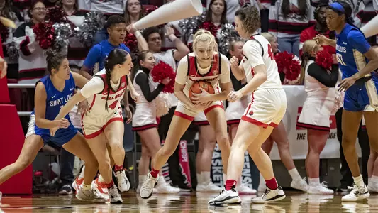 Ball State Women's Basketball vs. Saint Louis Kiefer Rebound