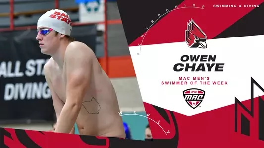 Owen Chaye - Men's MAC Swimmer of the Week