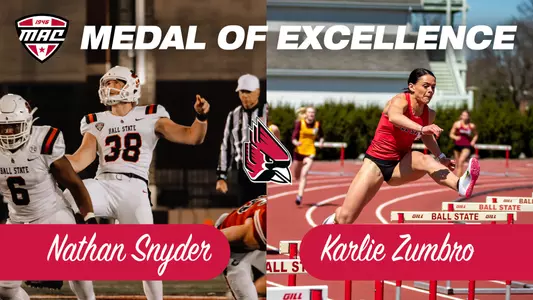 Nathan Snyder, Karlie Zumbro 2022 MAC Medal of Excellence