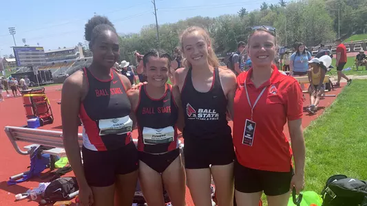 Jenelle Rogers, Karlie Zumbro, Charity Griffith, Holly Hankenson 2022 MAC Outdoor Championships