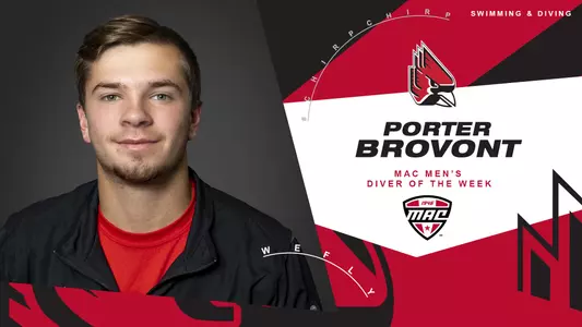 Porter Brovont MAC swimmer of the week