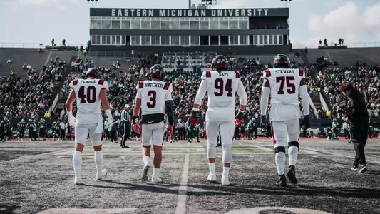 Cole Pearce, Layne Hatcher, Jack Sape and Corey Stewart at Eastern
