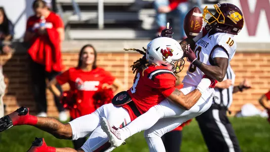 The Ball State football team competes against Central Michigan on Saturday, October 21, 2023 at Scheumann Stadium during Homecoming.