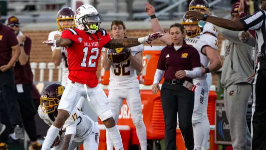 NCAA Football: Central Michigan vs. Ball State. Homecoming activities around Scheumann Stadium, Saturday, Oct. 21, 2023, at Ball State University.