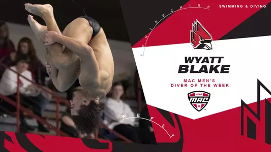 Wyatt Blake - MAC Men's Diver of the Week