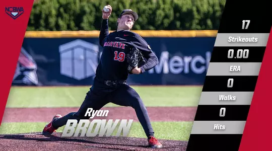 BrownBrown Named NCBWA Co-Pitcher of the Week