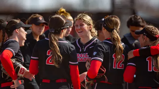 Softball Team Huddle