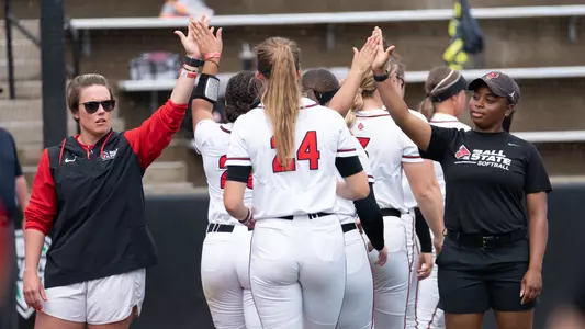 Softball Team High Five
