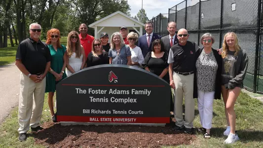 Honorees with BSU Dignitaries at venue dedication