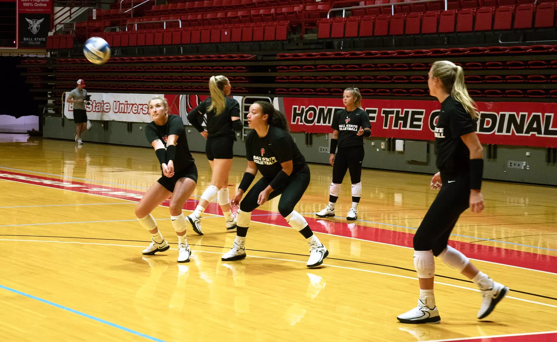 Ball State women's volleyball hosted its first practice of the 2023 season on Tuesday, Aug. 8.