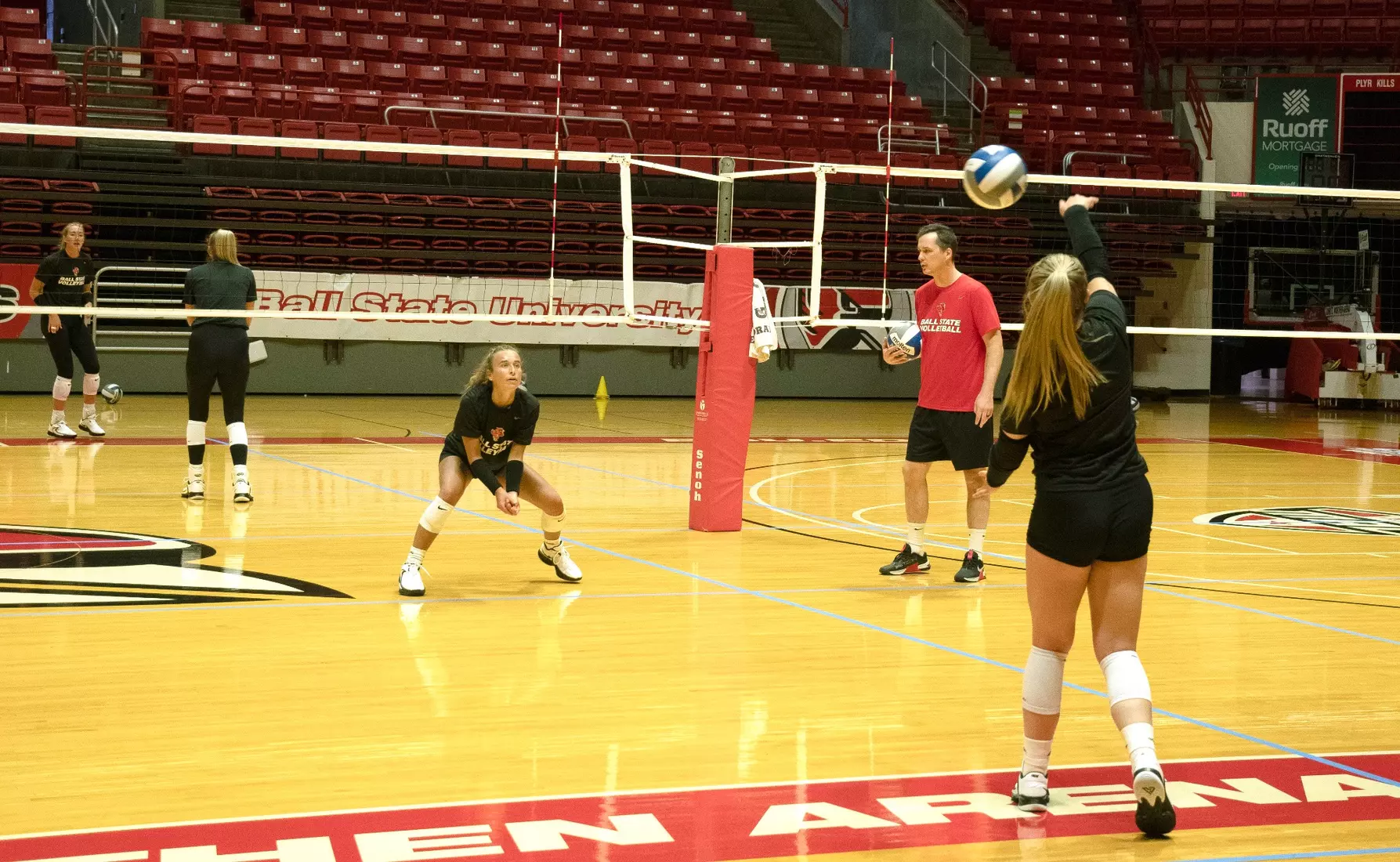 Ball State women's volleyball hosted its first practice of the 2023 season on Tuesday, Aug. 8.