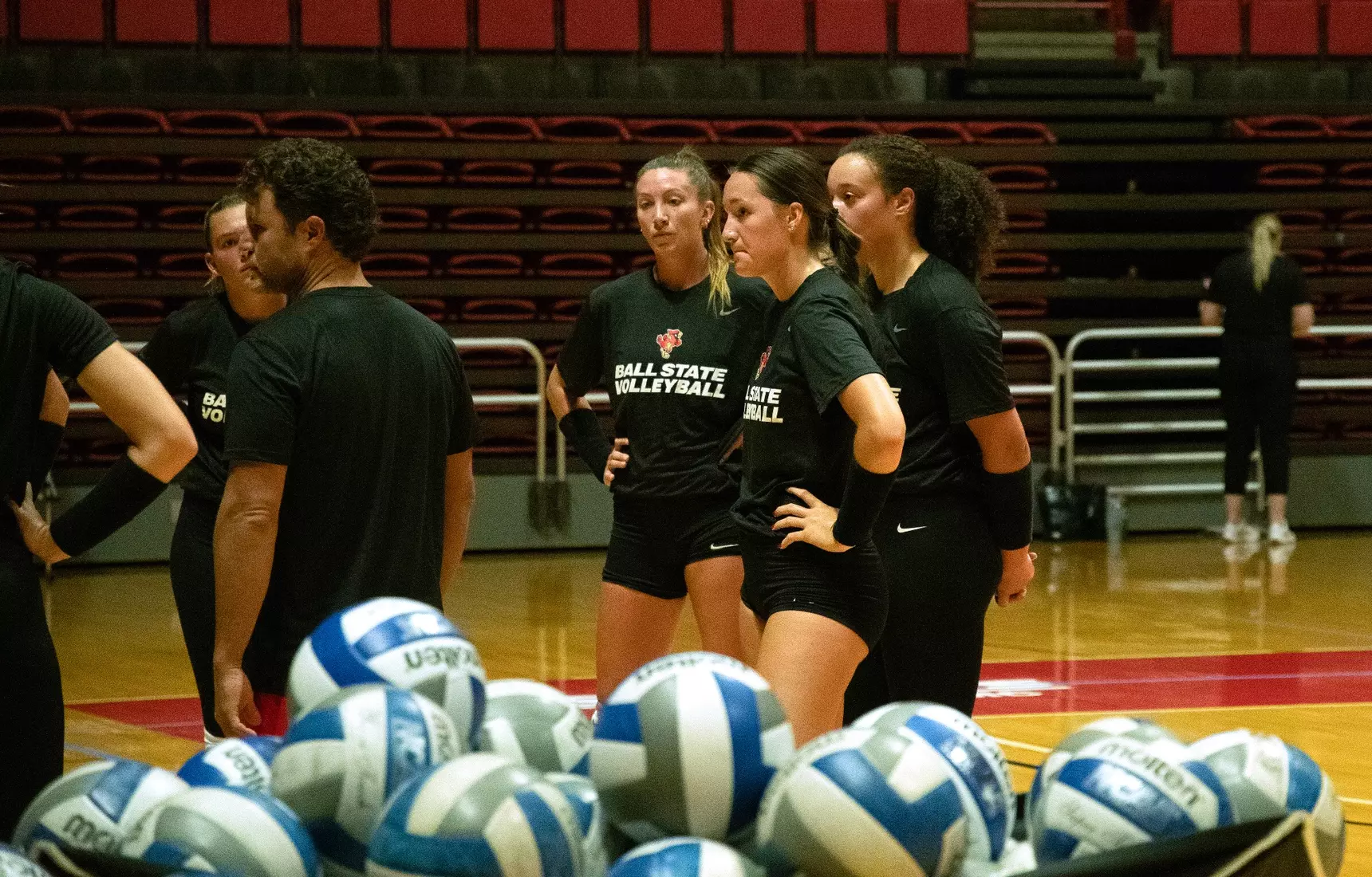 Ball State women's volleyball hosted its first practice of the 2023 season on Tuesday, Aug. 8.