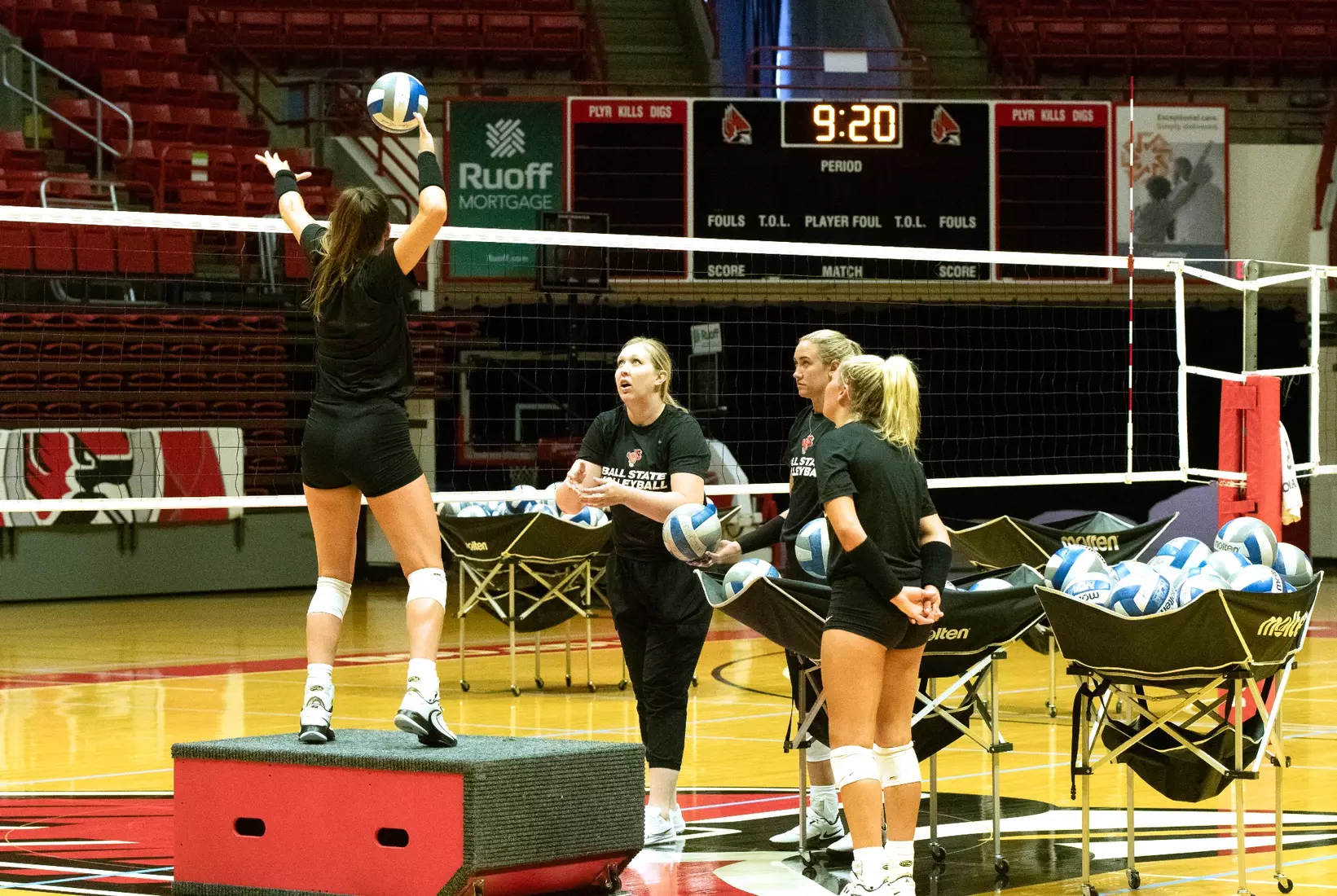 Ball State women's volleyball hosted its first practice of the 2023 season on Tuesday, Aug. 8.