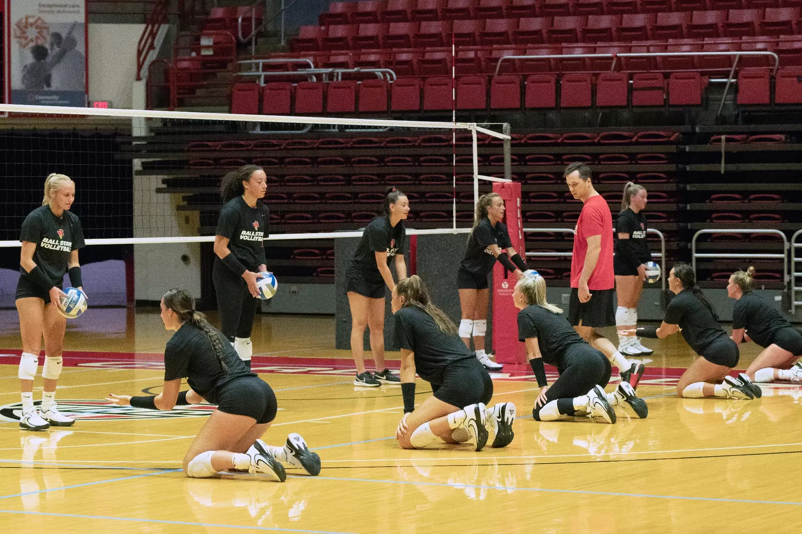 Ball State women's volleyball hosted its first practice of the 2023 season on Tuesday, Aug. 8.