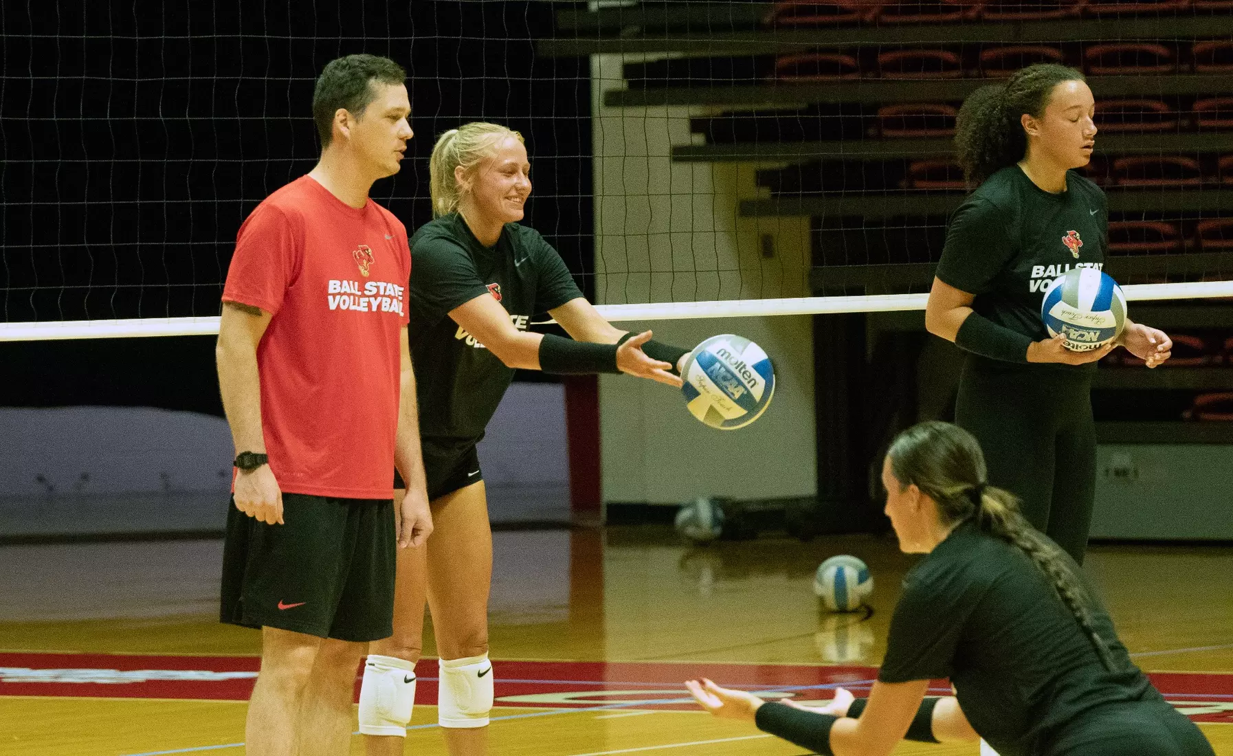 Ball State women's volleyball hosted its first practice of the 2023 season on Tuesday, Aug. 8.