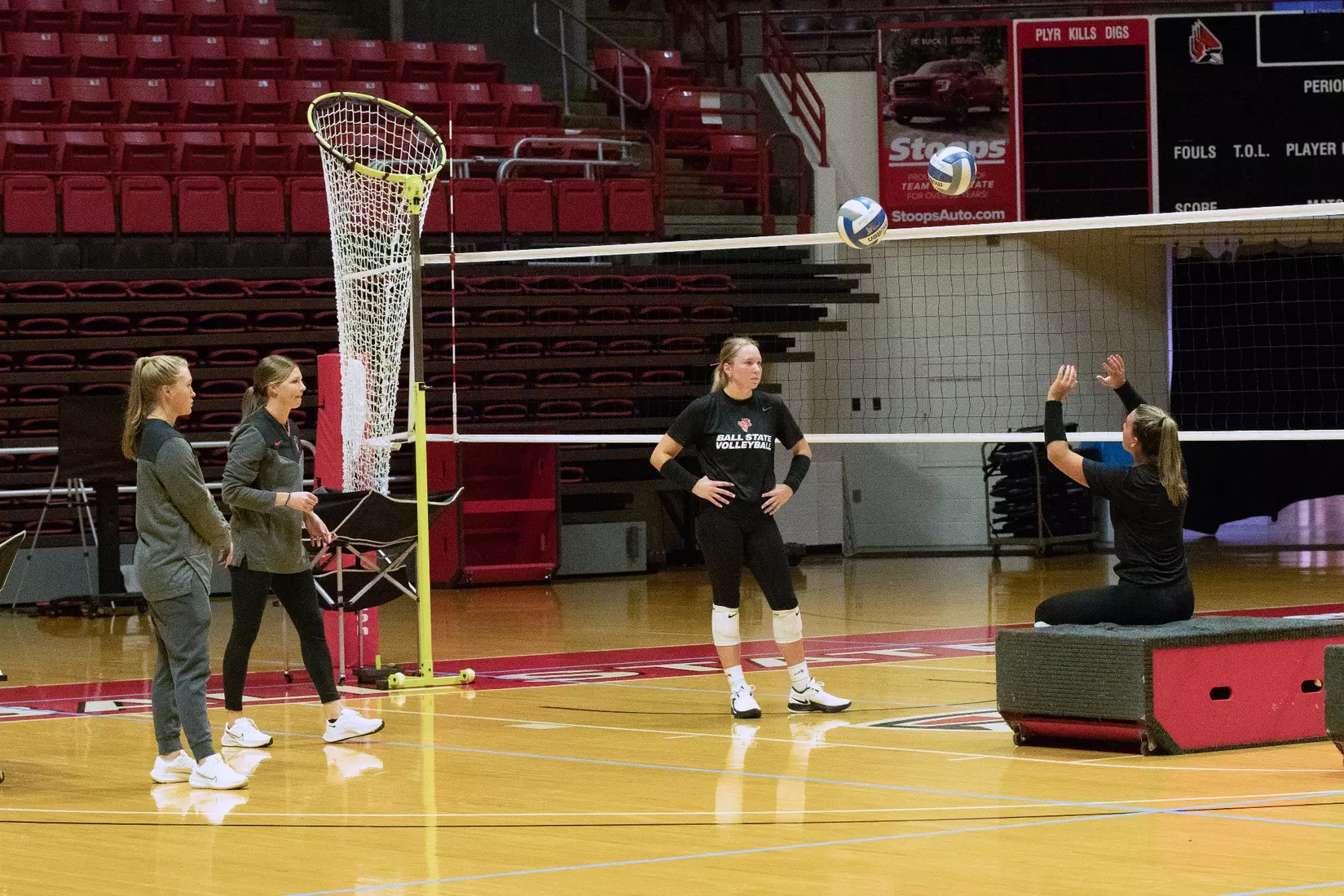 Ball State women's volleyball hosted its first practice of the 2023 season on Tuesday, Aug. 8.