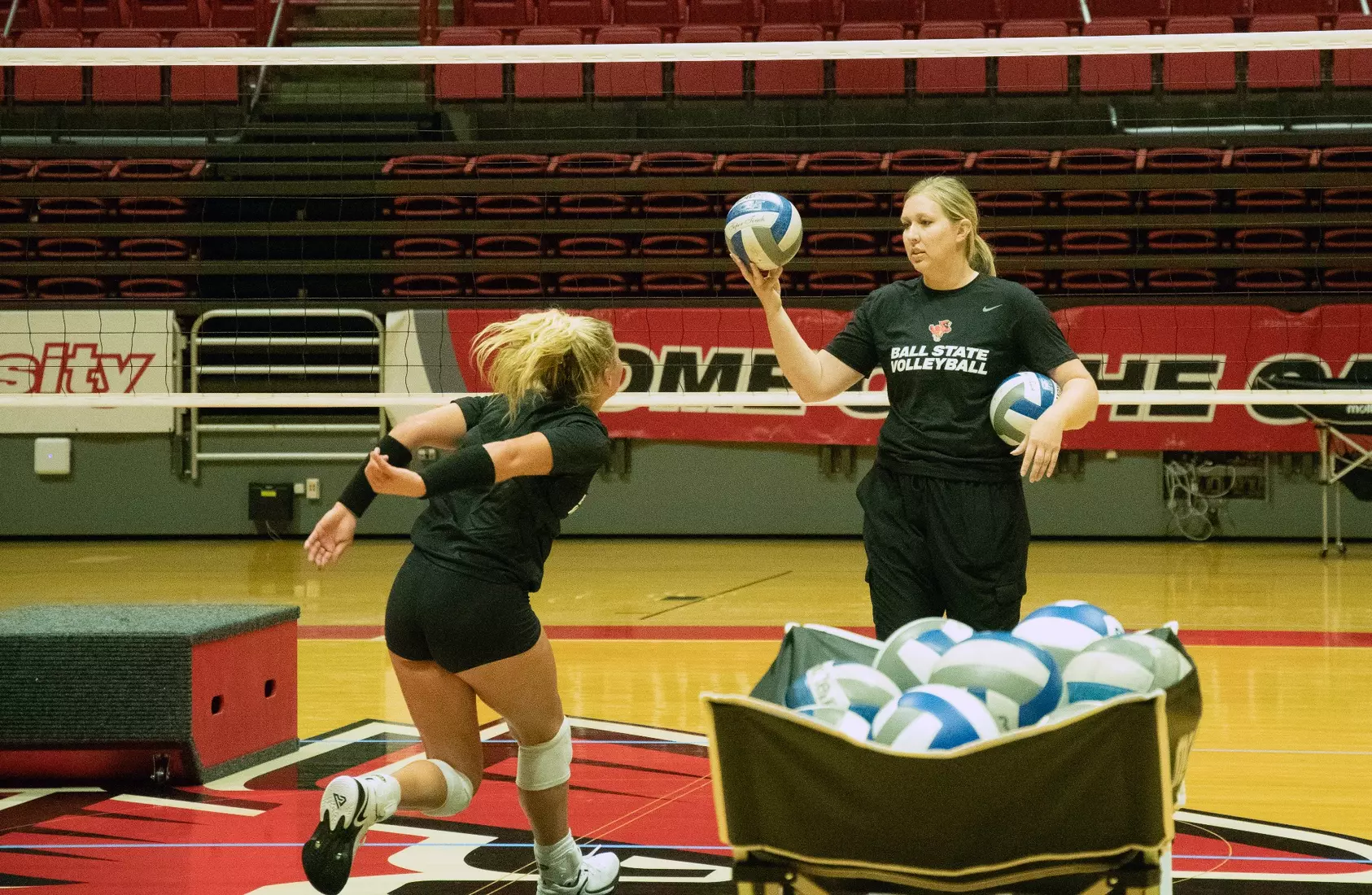 Ball State women's volleyball hosted its first practice of the 2023 season on Tuesday, Aug. 8.