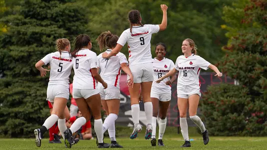 Soccer Team Celebration