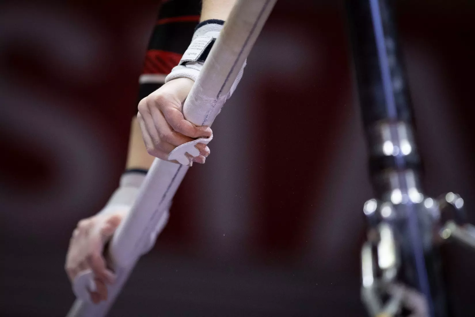 The Ball State gymnastic team hosts Bowling Green in Worthen Arena on Jan, 22. Photo by Samantha Blankenship / Ball State University