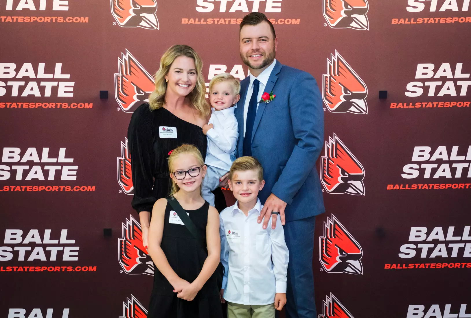 The Ball State Athletic Hall of Fame induction ceremony and banquet takes place in Worthen Arena on October 4, 2024. Photo by Bobby Ellis/Ball State University